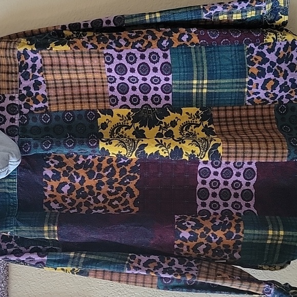 Urban Outfitters Multicolor Patchwork Jacket - Picture 7 of 9